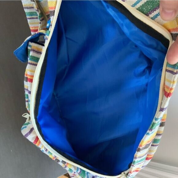 KAVU Interwoven Prism Stripe Rope Sling Bag - Picture 8 of 16